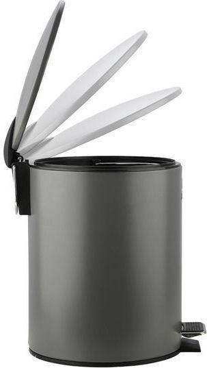Homely Classic Metallic Bathroom Basket Soft Close 5lt