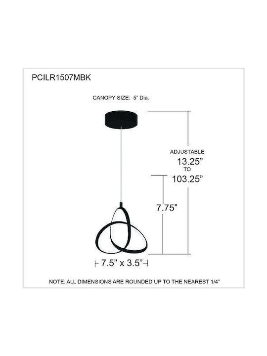 Home Lighting Висящо Осветително Тяло Черен