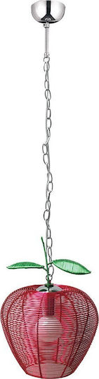 ARlight CL 2288 RD Pendant Light Red Bell with Socket E27 30x75cm