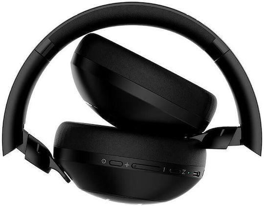 PowerLocus MoonFly ANC Wireless / Wired Over Ear Headphones with 70 hours Playing Time Black