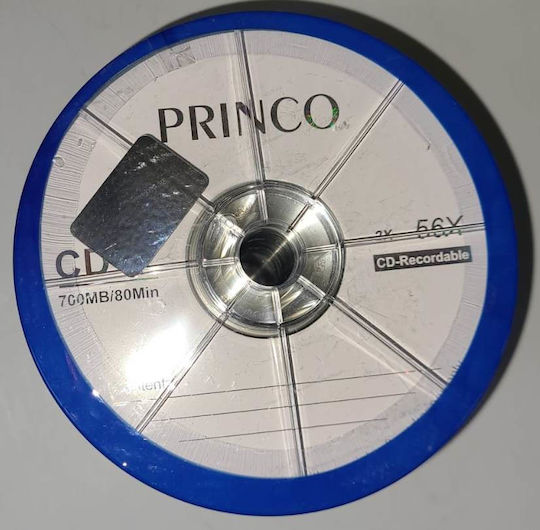 Princo Εγγράψιμα CD-R 56x 700MB Cake Box 50τμχ