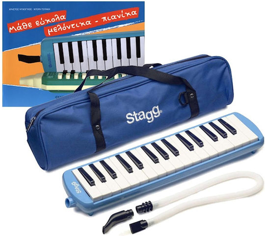 Stagg Мелодика 32 Клавиши Melosta 32 Син с комплект за учене