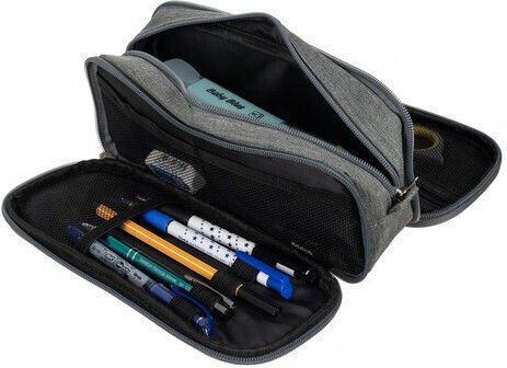 Pencil Case with 1 Compartment Gray