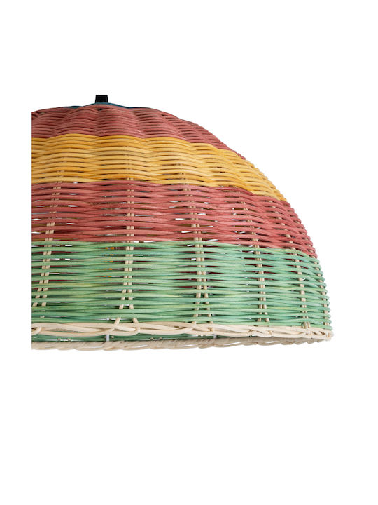 GloboStar Caballeros Multicolour Boho Grid Pendant Ceiling Light with E27 Socket 40x20x20cm