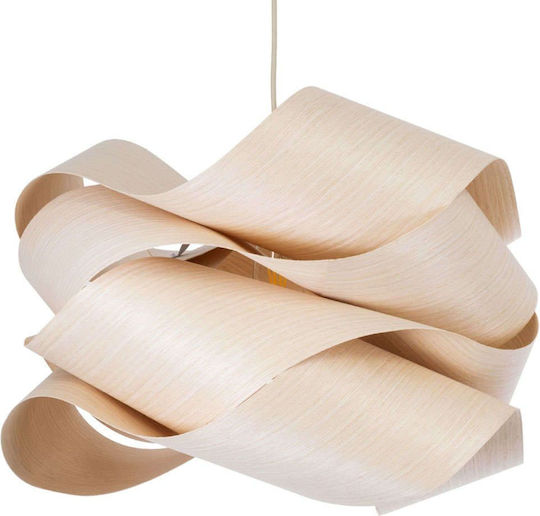 GloboStar Sardigna Ceiling Light Beige Boho Grid with E27 Socket 60x60x30cm
