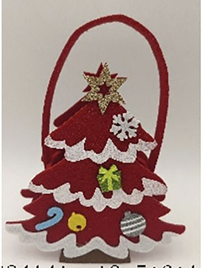 Iliadis Weihnachtliche Figur Korb Rot Höhe 16cm