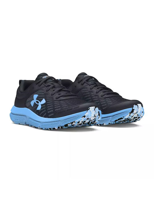 Under Armour Bgs Assert 10 Kids Sports Shoes Running with Laces Black