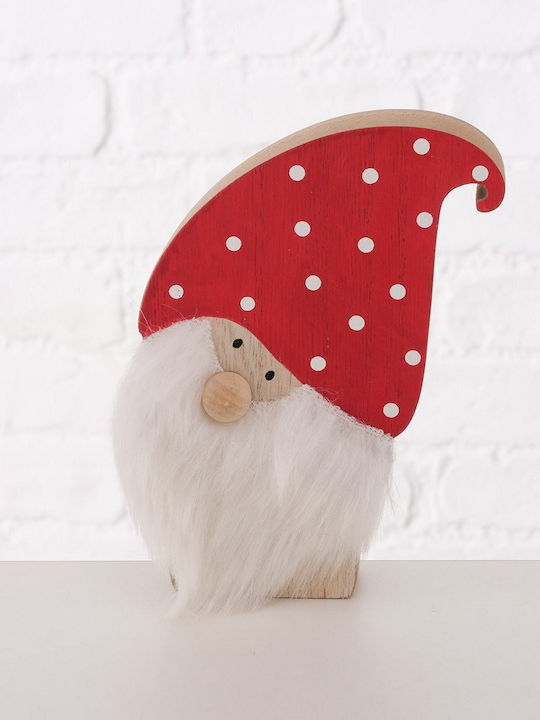 MSA Christmas Wooden Figure Elf Gray 12x12x3cm 3pcs