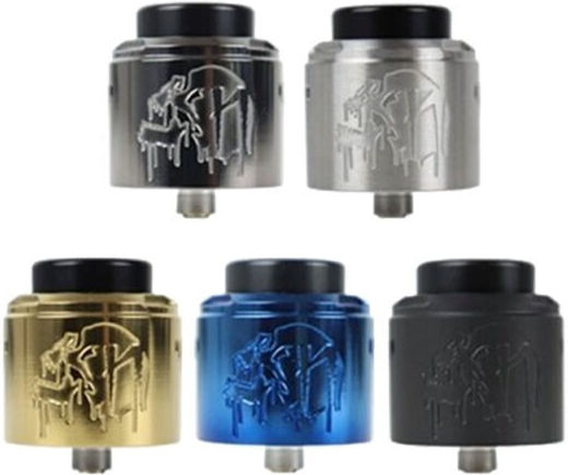 Suicide Mods Nightmare Ατμοποιητής Ηλεκτρονικού Τσιγάρου RDA 25mm Μπλε at-2600-electric-blue