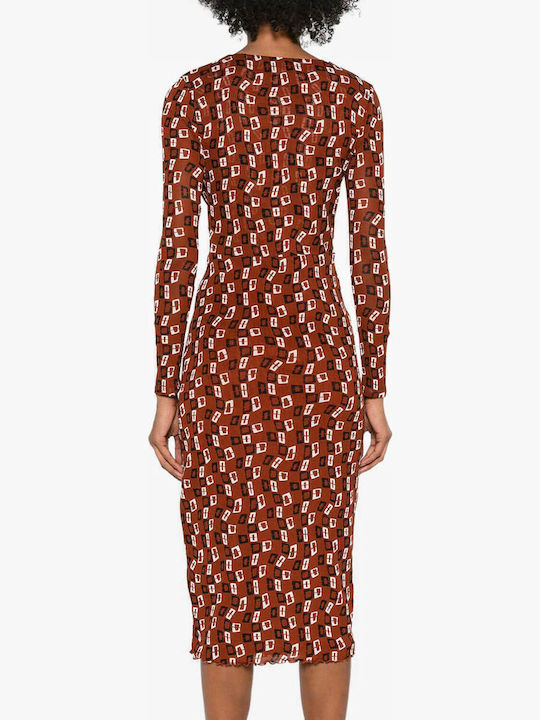 Diane Von Furstenberg Φόρεμα All day Καφέ