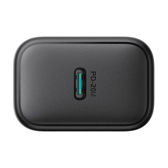 Joyroom Charger Without Cable with USB-C Port 20W Power Delivery / Quick Charge 3.0 Black (JR-TCF20)