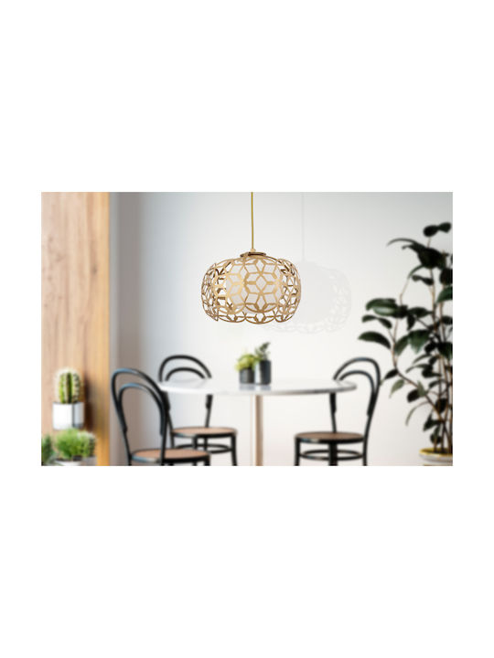 ArteLibre ZEU Pendant Light Gold with Socket E27