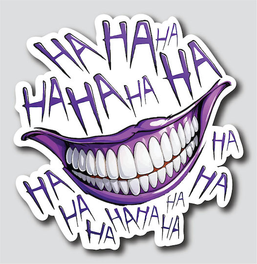Decorative Sticker Wall Vinyl Joker Smile 1pcs 20x20cm