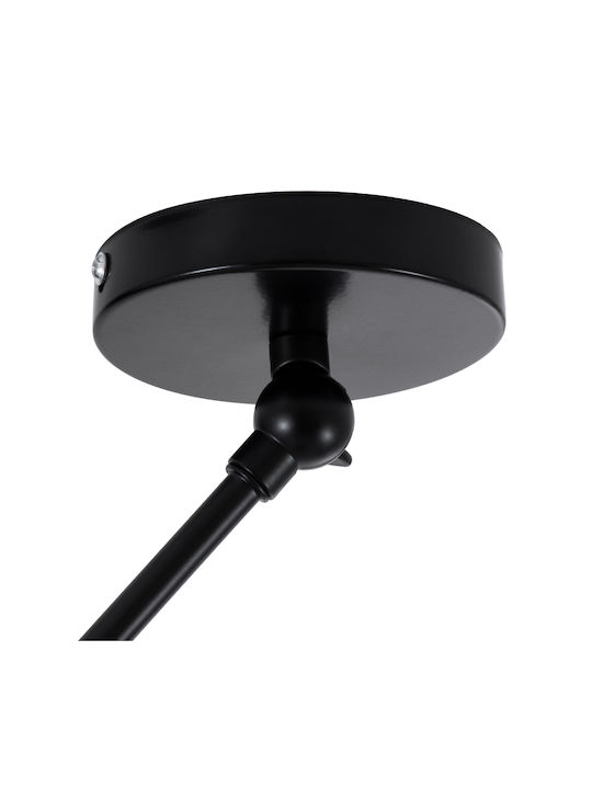 GloboStar Lotus Pendant Light Red Bell with Socket E27 30x21cm