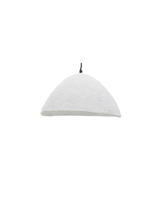 Inart Litho Pendant Light White Boho with Socket E27 42x39x123.5cm