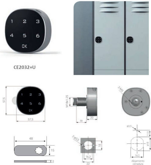 Arregui Electronic Furniture Lock