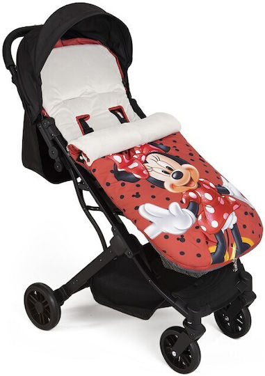 Interbaby Universal Ποδόσακος Καροτσιού Κόκκινος με Βελούδινη Επένδυση 105x46εκ.