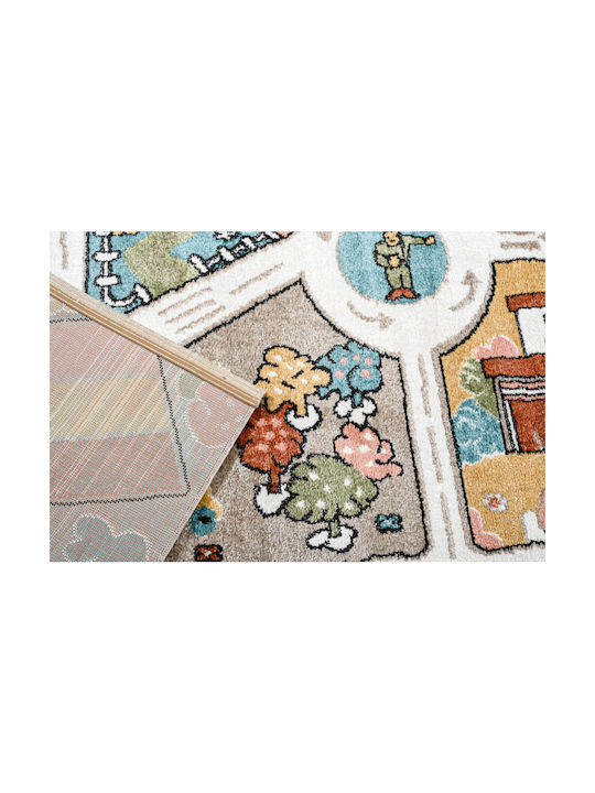 Carousel Kinder Teppich Mehrfarbig 160x230cm