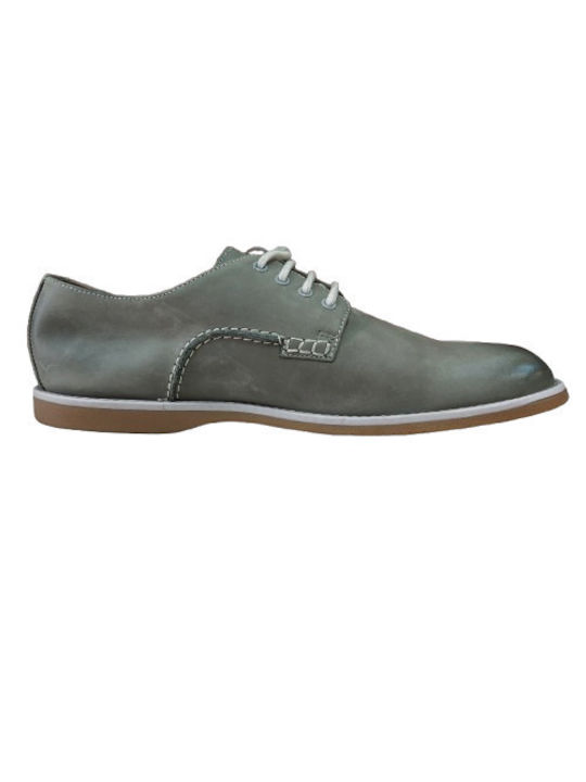 Clarks Walk Men's Leather Casual Shoes Gray