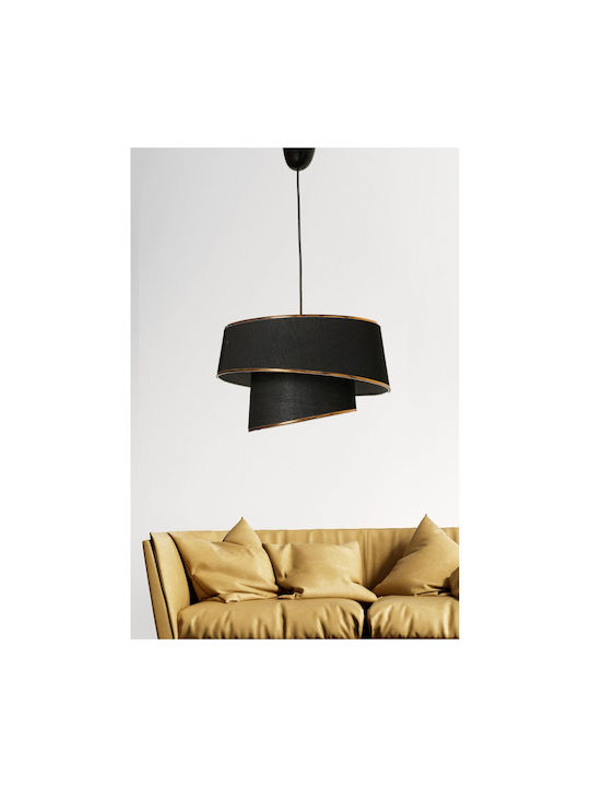 HomeMarkt Pendant Light Black with Socket E27