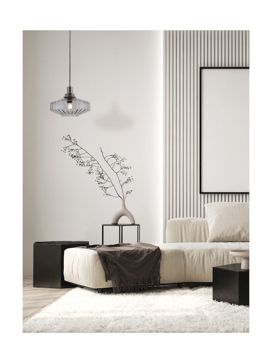 Zambelis Lights Pendant Light Black with Socket E27 28cm