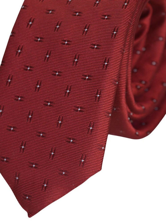 Hugo Boss Men's Tie Silk in Red Color