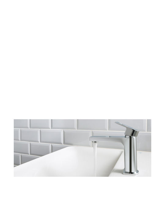 Faucet Ideal Standard Edge A7106 Standing Washbasin Grande 28 Mm Ceramic Shut-off Mechanism Metal Handle Hot Cold Water Indicator Metal Emptier