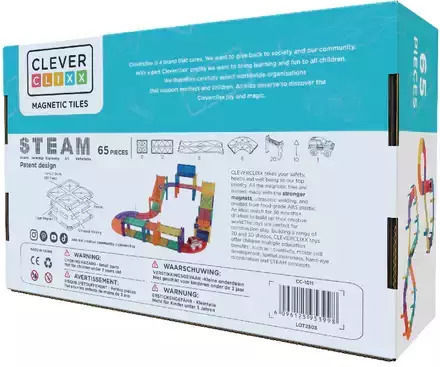 Cleverclixx Bauspielzeug für Kinder ab 3+ Jahre alt Jahren