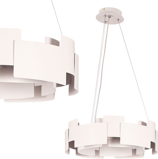 Eko Light Torino Κρεμαστό Φωτιστικό Λευκό LED