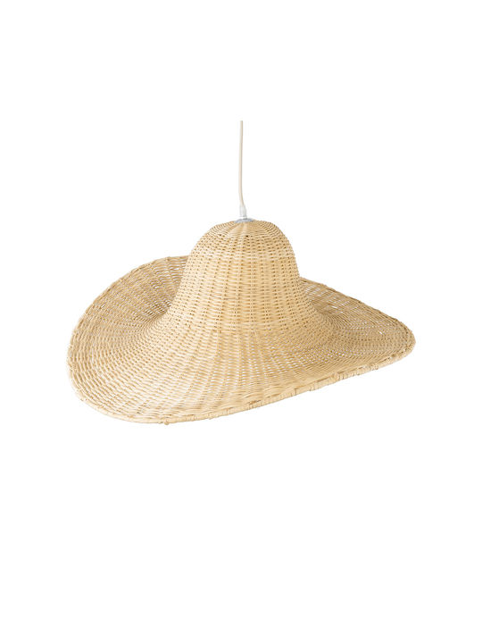 GloboStar Espargos Deckenleuchte Beige Boho Raster mit Lampenbirnensockel E27 70x70x35cm