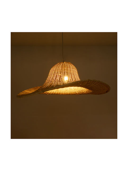 GloboStar Espargos Deckenleuchte Beige Boho Raster mit Lampenbirnensockel E27 70x70x35cm