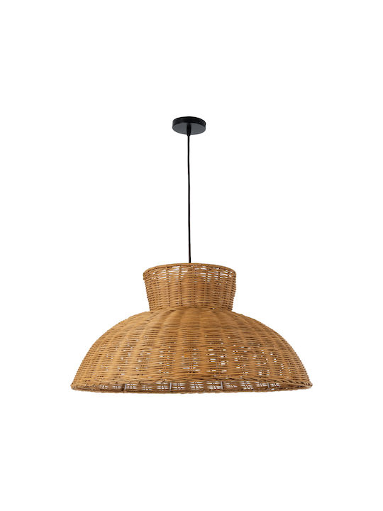 GloboStar Malabo Ceiling Light Brown Boho Grid with E27 Socket 60x60cm