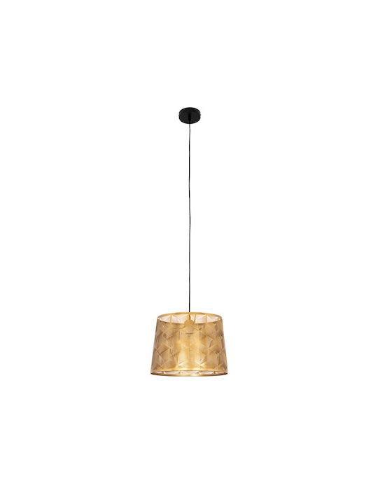 Elmark Marsel Pendant Light Gold Bell with Socket E27 36x360cm
