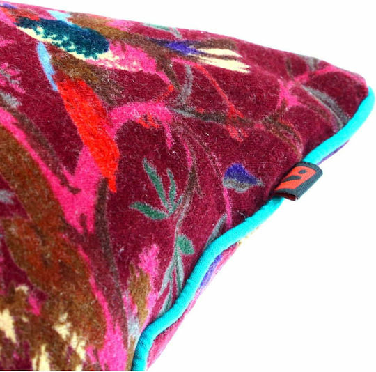 Synchronia Perna De Canapea Din Catifea Burgundy 35x50cm