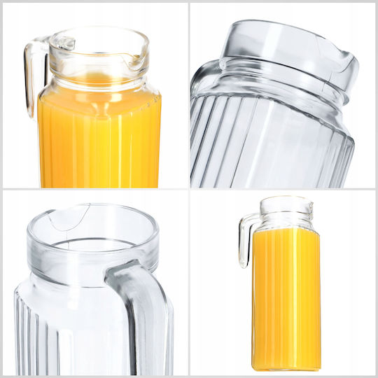 Kadax Jug 1.1l + 6 Glasses 360ml Water Juice