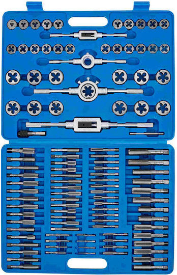 325164 Gewindebohrer & Schneideisen Set mit Gewindeschneider aus Stahl 110Stück