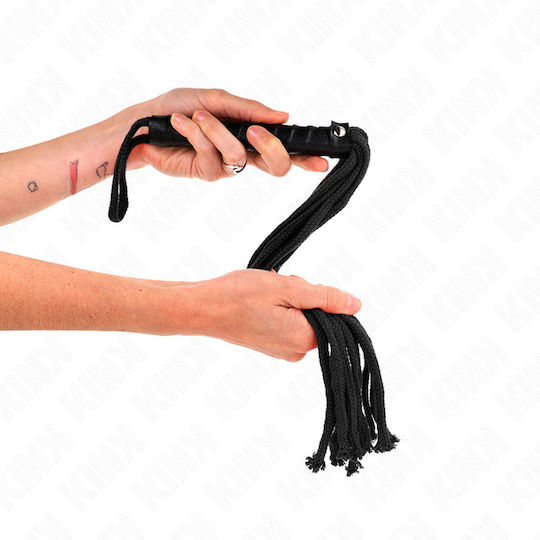 Kink Μαστίγιο σε Μαύρο Χρώμα