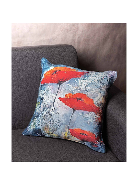 Silk Fashion Decorative Pillow Case Ks314 Multicolour 45x45cm.