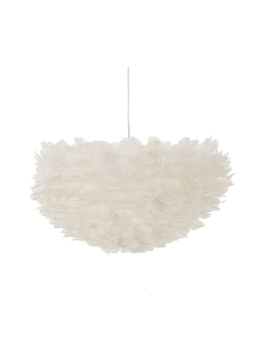 Artekko Pendant Light White with Socket E27 47x47x25cm