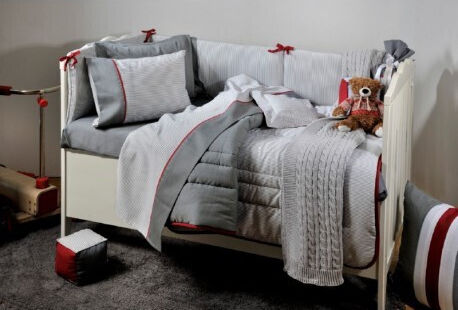Down Town Home Baby Quilt 701 95x145cm Gray 05-0055
