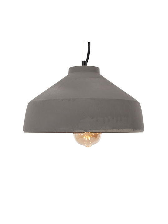Artekko Pendant Light Gray with Socket E27 28x28cm