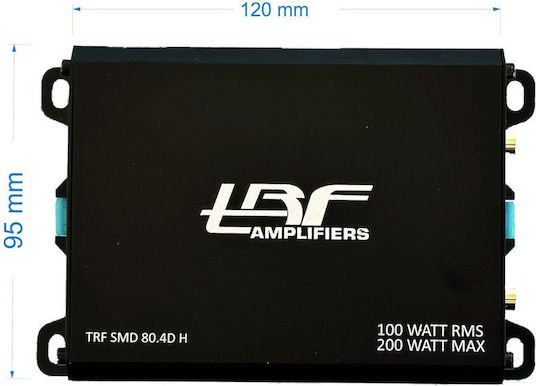 TRF Amplificator Auto 4 canale