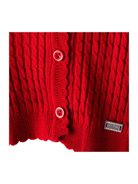 Evita Kids Cardigan Spring Red