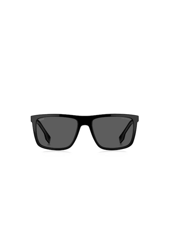 Hugo Boss Men's Sunglasses with Black Frame and Black Lens BOSS 1699/S 807M9