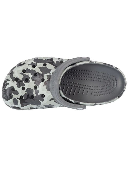 Crocs Classic Spray Camo Children's Beach Shoes Black