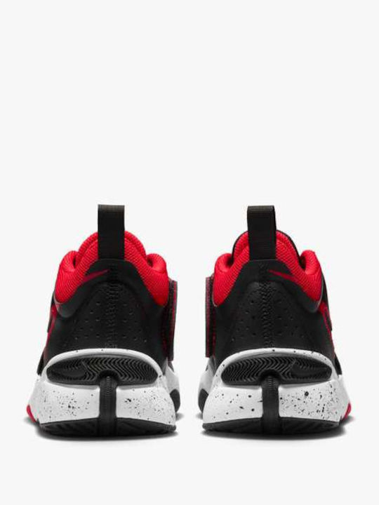 Team Hustle D 11 Ps Kids Sports Shoes Basketball with Laces Black