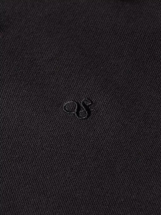 Essential Polo Herrenbluse Kurzarm Schwarz