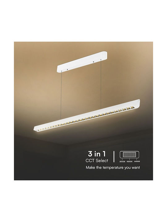 V-TAC Pendant Light White 122.7x5cm