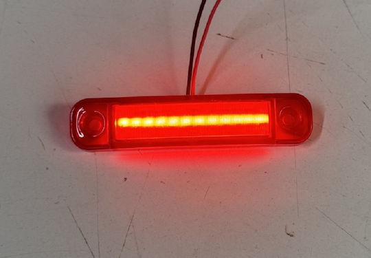 Πλαϊνό Φως Όγκου Led 24v Κόκκινο