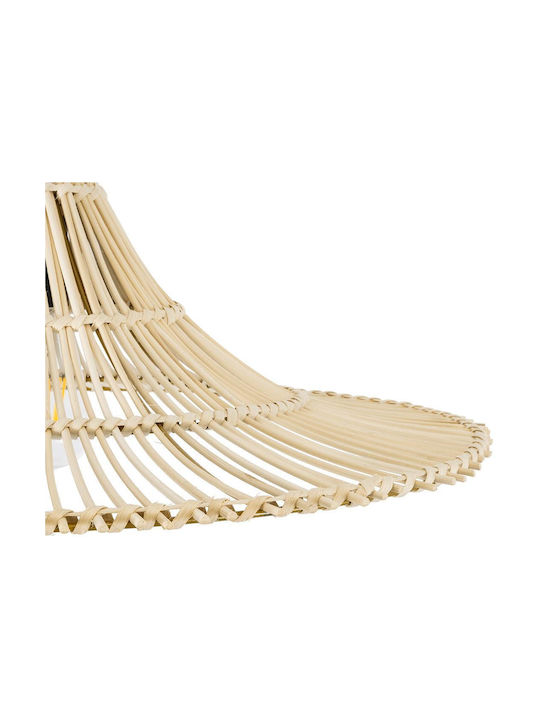 GloboStar Palermo Deckenleuchte Beiges Boho Raster mit Lampenbirnensockel E27 60x60x20cm